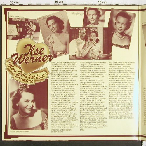 Werner,Ilse: Mein Herz hat heut Premiere, Foc, H&ouml;rZu Exclusiv(134-31 779/80 M), D,  - 2LP - V6961 - 9,00 Euro