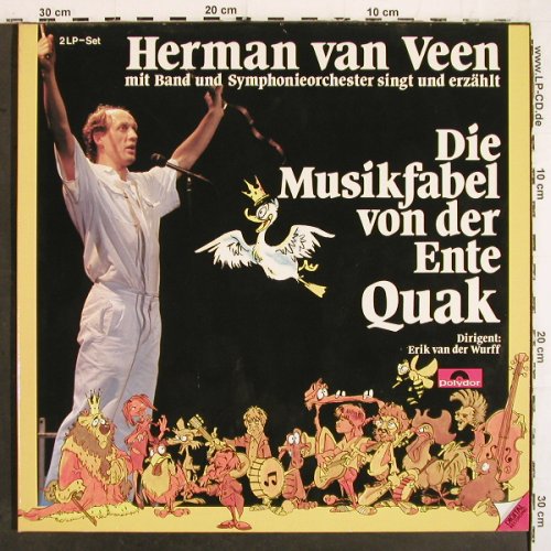 Van Veen,Herman: Die Musikfabel von der Ente Quak, Polydor(825 256-1), D, Foc, 1985 - 2LP - V6962 - 7,50 Euro