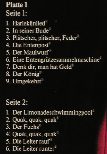 Van Veen,Herman: Die Musikfabel von der Ente Quak, Polydor(825 256-1), D, Foc, 1985 - 2LP - V6962 - 7,50 Euro