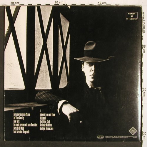 Lindenberg,Udo: Der Detektiv, Rock Revue 2, Foc, Telefunken (6.24091 AT), D, Booklet, 1979 Typ: LP Best.-Nr.: V7032 Preis: 9,00 Euro.