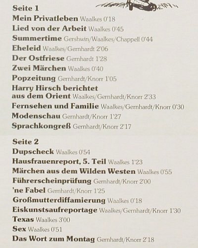 Waalkes,Otto: Das Wort zum Montag, R&uuml;ssl(SPR 0104), D, 1977 - LP - V7041 - 5,00 Euro