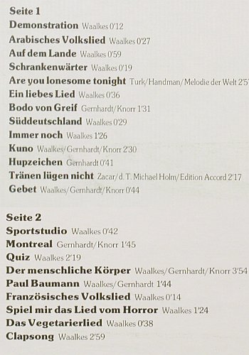 Waalkes,Otto: Das Vierte Programm, R&uuml;ssl(SPR 0103), D, 1976 - LP - V7042 - 6,00 Euro