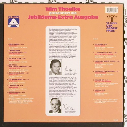 V.A.Der Grosse Preis: Wim Thoelke-Jubiläums-Extra, Polydor(823 738-1), D, 1984 - LP - V7193 - 3,00 Euro