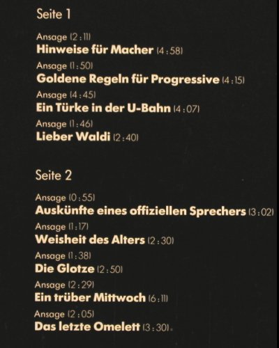 von Versen,Lothar: Der Entertainer - Live, Foc, Intercord(INT 180.026), D, 1976 - 2LP - V7210 - 7,50 Euro