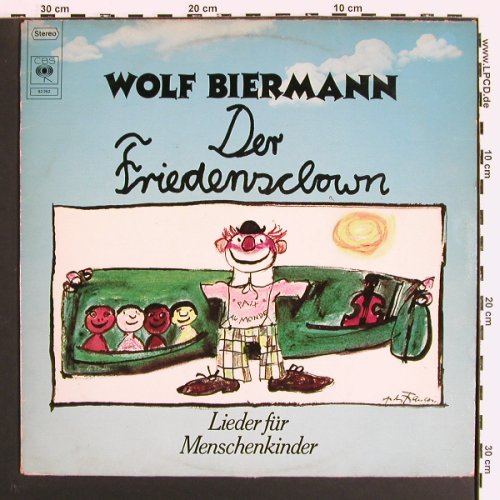 Biermann,Wolf: Der Friedensclown, CBS(82 262), NL, 1977 - LP - V7227 - 5,00 Euro