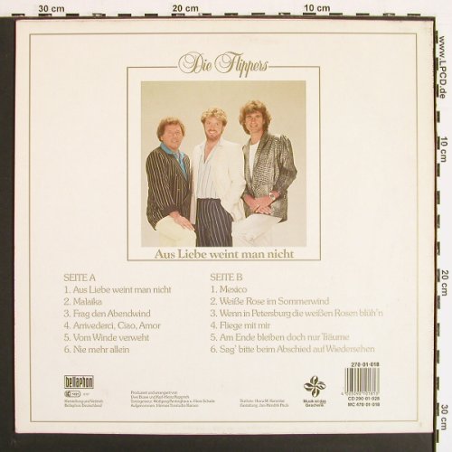 Flippers: Aus Liebe weint man nicht, Bellaphon(270 01 018), D, 1987 - LP - V7233 - 5,00 Euro