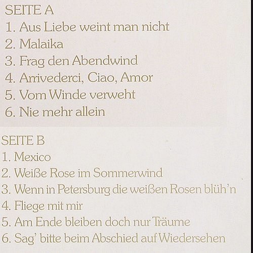 Flippers: Aus Liebe weint man nicht, Bellaphon(270 01 018), D, 1987 - LP - V7233 - 5,00 Euro