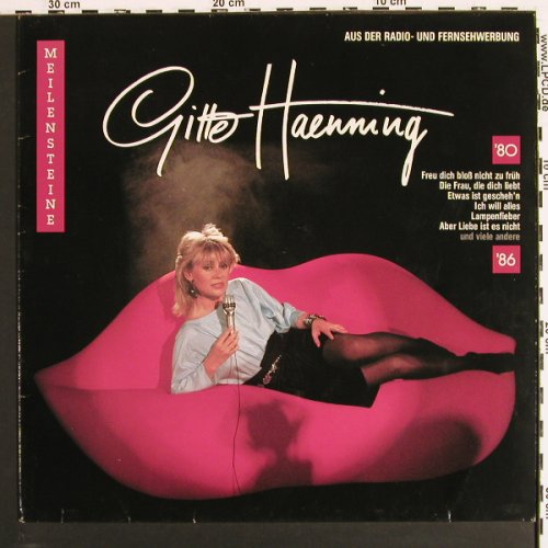 Gitte Haenning: Meilensteine'80-86, DSC, Global (43 606 3), D Typ: LP Best.-Nr.: V7296 Preis: 6,00 Euro.