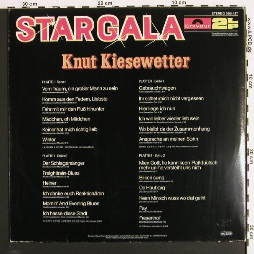 Kiesewetter,Knut: Stargala, Foc, Polydor (2664 187), D Typ: 2LP Best.-Nr.: V7300 Preis: 7,50 Euro.