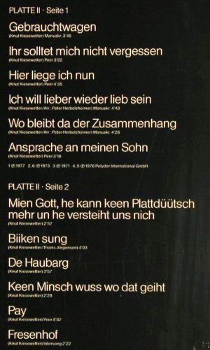 Kiesewetter,Knut: Stargala, Foc, Polydor (2664 187), D Typ: 2LP Best.-Nr.: V7300 Preis: 7,50 Euro.