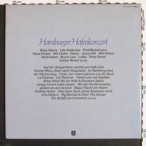 V.A.Hamburger Hafenkonzert: Hans Albers... G&uuml;nter Wewel, 35Tr., Sonocord(Mariposa)(28 452-1), D, Foc, 1982 - 2LP - V7308 - 9,00 Euro