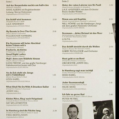 V.A.Hamburger Hafenkonzert: Hans Albers... G&uuml;nter Wewel, 35Tr., Sonocord(Mariposa)(28 452-1), D, Foc, 1982 - 2LP - V7308 - 9,00 Euro