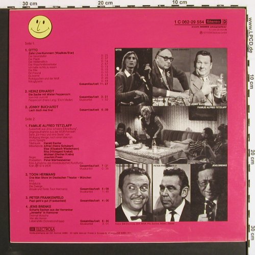 V.A.H&ouml;rZu-Lach Mit: Otto... Jens Brenke,  7 Tr., H�rZu/EMI(1C 062-29 554), D, 1974 - LP - V7311 - 6,00 Euro