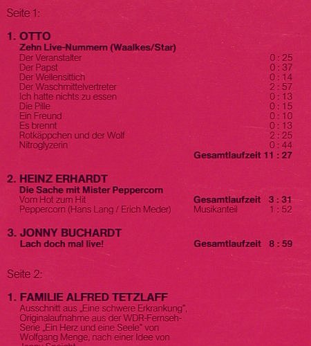 V.A.H&ouml;rZu-Lach Mit: Otto... Jens Brenke,  7 Tr., H�rZu/EMI(1C 062-29 554), D, 1974 - LP - V7311 - 6,00 Euro