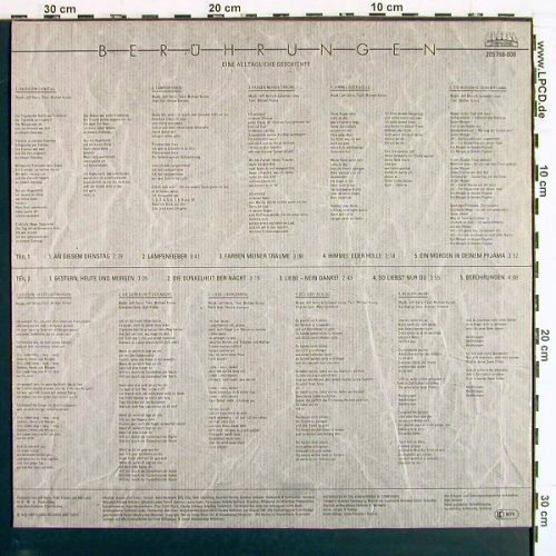 Gitte Haenning: Ber&uuml;hrungen, 10 Tr. Promo, Global(205 768-000), D, 1983 - LP - V7351 - 7,50 Euro