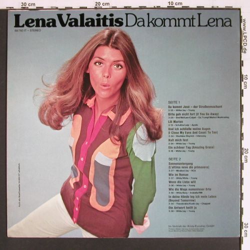 Valaitis,Lena: Da kommt Lena, Ariola(89 750 IT), D, 1976 - LP - V7576 - 7,50 Euro