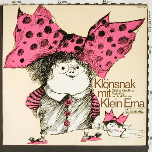 Kloth,Maria & Addi M&uuml;nster: Kl&ouml;nsnak mit Klein Erna, Baccarola(76 797 ZW), D,  - LP - V7703 - 7,50 Euro