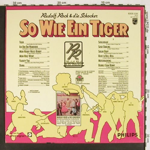 Rudolf Rock & die Schocker: So Wie Ein Tiger, Philips(6305 328), D, 1977 - LP - V7782 - 7,50 Euro