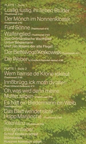 Liederjan: Liederbuch, Foc, Polydor (2630 106), D, 1979 Typ: 2LP Best.-Nr.: V7860 Preis: 9,00 Euro.