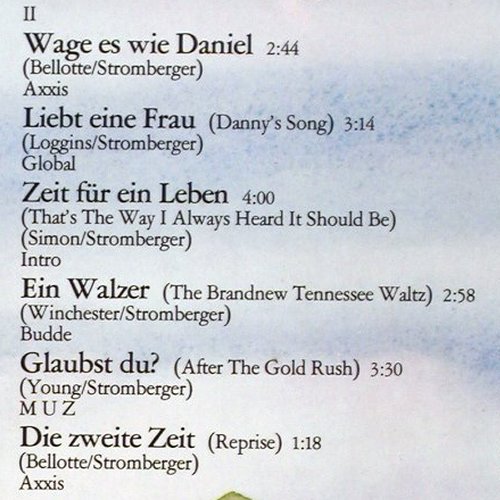 Stromberger,Barbara: Die zweite Zeit beginnt.., Philips (6305 239), D, 1975 Typ: LP Best.-Nr.: Y1028 Preis: 4,00 Euro.
