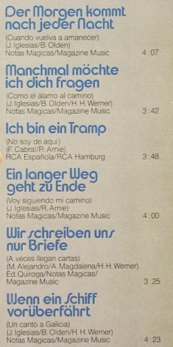 Iglesias,Julio: Und das Meer singt sein Lied, CBS (CBS 82 949), NL, 1978 Typ: LP Best.-Nr.: Y1543 Preis: 5,00 Euro.