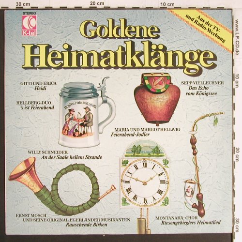 V.A.Goldene Heimatklänge: Gitti und Erica, Heidi... Heino, K-tel(TG 1195), D,  - LP - Y3142 - 4,00 Euro