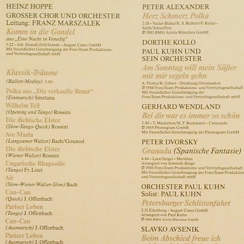 V.A.Melodien F&uuml;r Millionen-: Goldene Geschenk-Ausgabe, Ariola (303 380), D,Box, 1988 Typ: 2LP Best.-Nr.: Y3650 Preis: 7,50 Euro.