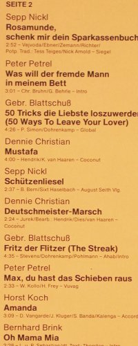 V.A.Die 20 Lustig und Durstigmacher: Roland Kaiser... Bernhard Brink, Hansa (25 554 GT), D, m-/vg+, 1977 Typ: LP Best.-Nr.: Y853 Preis: 5,00 Euro