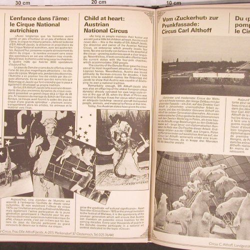 V.ACircus Circo Cirque: Aldo Baldini Orch... Rudi Bohn, Gold Records(11 125), D,Booklet, 1980 - LP - V2381 - 7,50 Euro