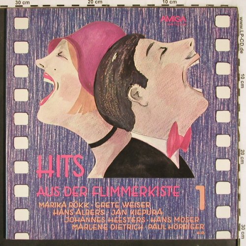V.A.Hits aus der Flimmerkiste 1: Heinz Rühmann... Ilse Werner, Foc, Amiga (red)(8 40 173-174), DDR, 1978 - 2LP - V3786 - 9,00 Euro