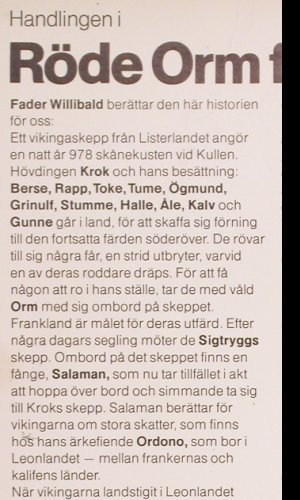 Röde Orm Frn Kullen: Lars Bjrkman, Foc, Columbia(7C 156-3563/7), S, 1978 - 2LP - V3899 - 9,00 Euro