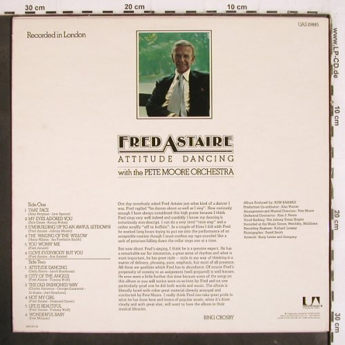 Astaire,Fred: Attitude Dancing, w.Pete Moore Orch, UA(UAS 29885), UK, 1975 - LP - V4018 - 9,00 Euro