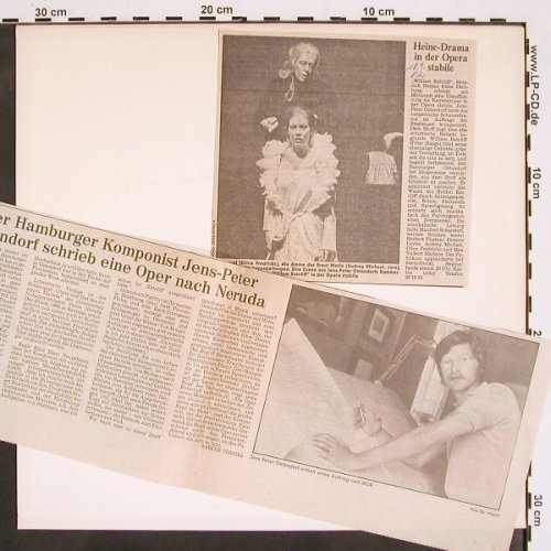 Drei Musketiere: Musik v. Jens-Peter Ostendorf, Thalia Theater Hamburg(ST-JPO-22978), D, 1982 - LP - V4174 - 12,50 Euro