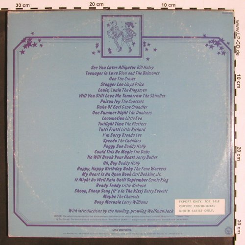 More American Graffiti: 25 Tr., Foc, MCA(MCA2-8007), US, 1975 - 2LP - V4232 - 9,00 Euro