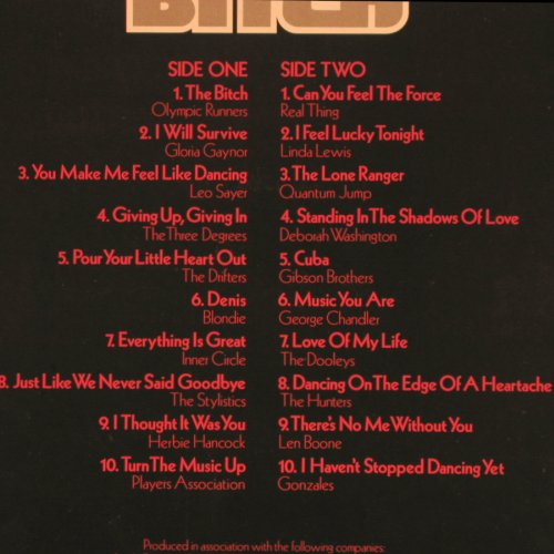 The Bitch: 20 Smash Disco Hits, Foc, Warwick(WW 5061), UK, 1979 - LP - V4254 - 7,50 Euro