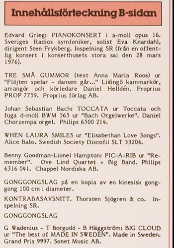Testskiva 2 -Bättre ljud-Testplatte: Testskivan för alla som har stereo., Svenka HiFi Institut (76.23 678-01-2), S, Foc, 1977 Typ: LP Best.-Nr.: V4480 Preis: 7,50 Euro