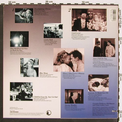 Moonlighting: The Television Soundtrack Album, MCA (MCA-2614), US, co, 1987 Typ: LP Best.-Nr.: V4611 Preis: 4,00 Euro