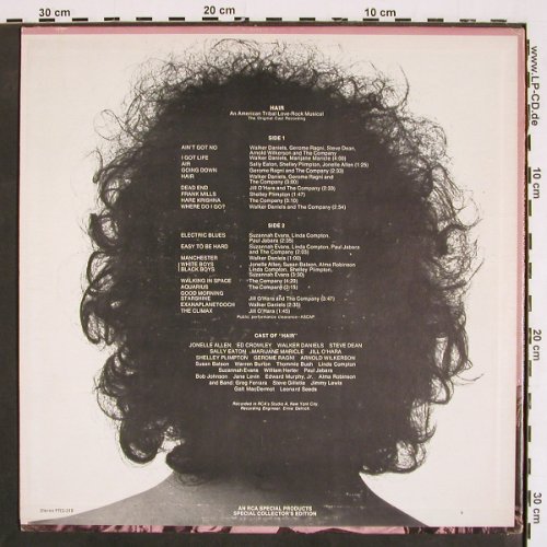 Hair - Public Theater: An American Tribal loverock Musical, RCA (PRS-319), US, 1975 Typ: LP Best.-Nr.: V4747 Preis: 7,50 Euro