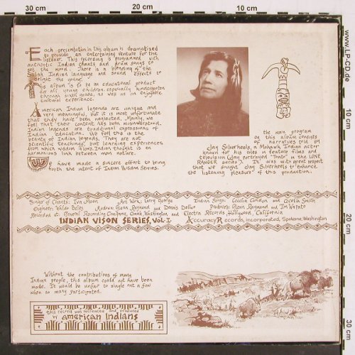 Indian Wisdom Stories Vol.1: As Told By Jay Silverheels, m-/vg+, Accuracy(), US, spoken,  - LP - V4975 - 5,00 Euro