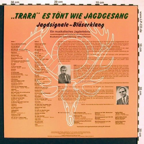 Trarä - Es Tönt wie Jagdgesang: Jagdsignale, Bläserklang, A.Bertram, Emston (ET 1426), D, 1978 Typ: LP Best.-Nr.: V5033 Preis: 9,00 Euro