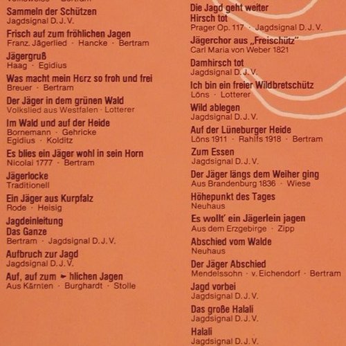 Trarä - Es Tönt wie Jagdgesang: Jagdsignale, Bläserklang, A.Bertram, Emston (ET 1426), D, 1978 Typ: LP Best.-Nr.: V5033 Preis: 9,00 Euro