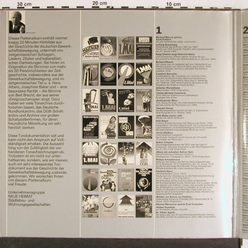 V.A.Neue Heimat präs. Hörbilder: aus der Gesch.d.deut.Gewerkschaft.., Neue Heimat (3081), D, 1976 Typ: 2LP Best.-Nr.: V5111 Preis: 9,00 Euro