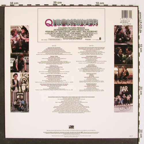 Quicksilver: Orig.Soundtrack, R.Daltey..T.Banks, Atlantic(781 631-1), D, 1986 - LP - V5243 - 5,00 Euro