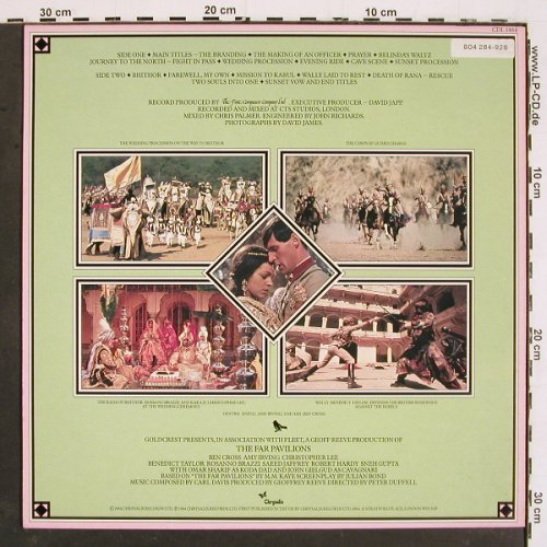Far Pavillions (The): Music From by Carl Davis, Chrysalis(CDL 1464), UK, 1984 - LP - V5349 - 7,50 Euro
