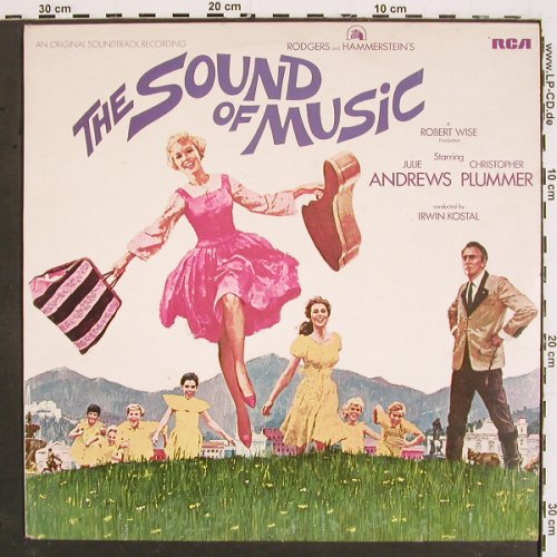 Sound of Musik: Soundtrack,Rodgers/Hammerstein'1965, RCA Red Seal(SB 6616), UK, Ri, 1965 - LP - V5364 - 6,00 Euro