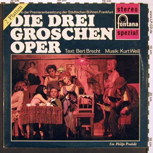 Drei Groschen Oper: Städtische Bühnen Frankfurt, Foc, Fontana special(700180/181WGY), D, m /vg+,  - 2LP - V5365 - 9,00 Euro