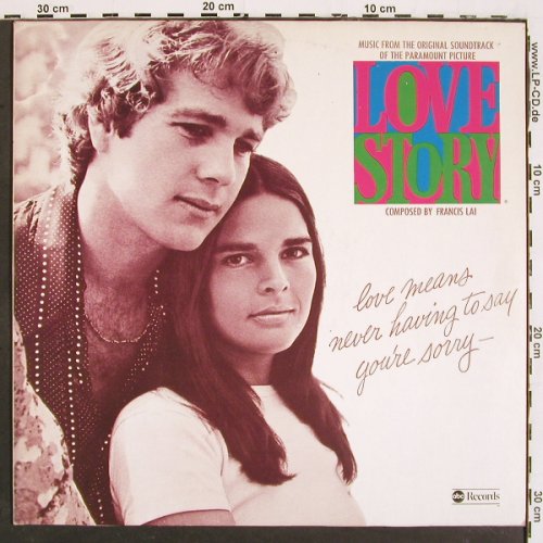 Love Story: Music From, ABC (27 343 XOT), D, 1970 Typ: LP Best.-Nr.: V5390 Preis: 6,00 Euro