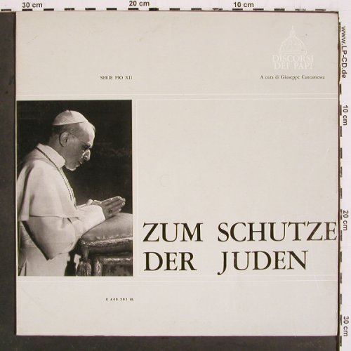 Zum Schutze der Juden: Serie Pio XII, Discorsi dei Papi, Philips, spoken in germ.(G 640.201 AL), Mono,Foc, 1964 - LP - V5454 - 9,00 Euro