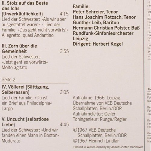 Sieben Todsünden, Die: Brecht/Weill, Gisela May (1967), D.Gr.(2571 124), D, Ri,  - LP - V5468 - 6,00 Euro