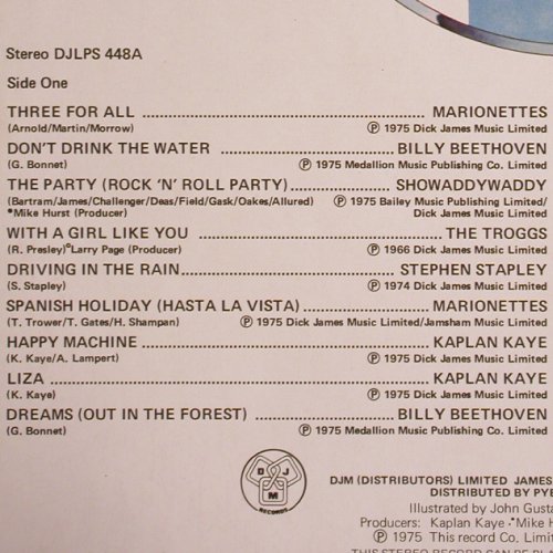 Three For All: 18 Smash Hits From...,Foc, DJM (DJLPS 448), UK, 1975 Typ: LP Best.-Nr.: V5516 Preis: 6,00 Euro
